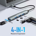 Lemorele TC57 Docking Station 4 in 1 con display 4K e alimentatore portatile da 100 W PD per laptop.