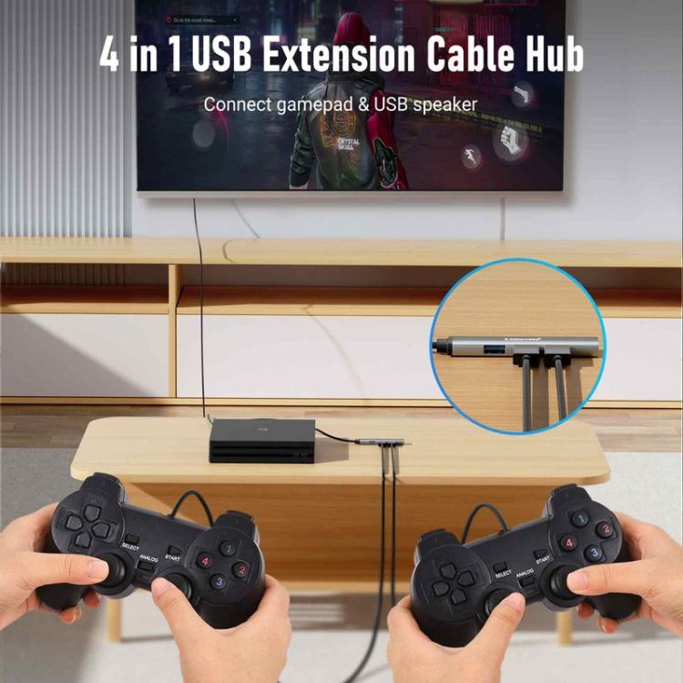 Lemorele TC57 Docking Station 4 in 1 con display 4K e alimentatore portatile da 100 W PD per laptop.
