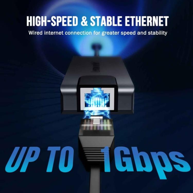 Docking station Lemorele TC24L 5 in 1, display Ultra HD 4K, trasferimento rapido, adattatore PD da 100 W.