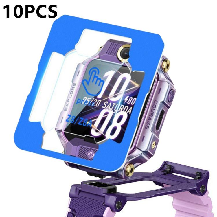 10 pellicole in vetro temperato HD anti-impronta per schermo intero, facili da installare., For Imoo Watch Phone Z8 / Z8A, For Imoo Watch Phone D3 / D3S, For Imoo Watch Phone Z10 / Z10 Junior Edition, For Imoo Watch Phone Z11 / Z11 Junior Edition