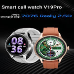 Smartwatch V19 Pro con schermo a colori da 1,52 pollici, chiamate Bluetooth, supporto per il monitoraggio della salute e la fotografia a distanza.