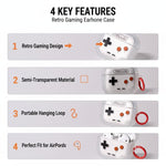 Custodia protettiva in TPU anti-caduta per auricolari in stile controller di gioco creativo, For AirPods Pro 3, For AirPods 4, For AirPods Pro 2, For AirPods 3, For AirPods Pro, For AirPods 2 / 1