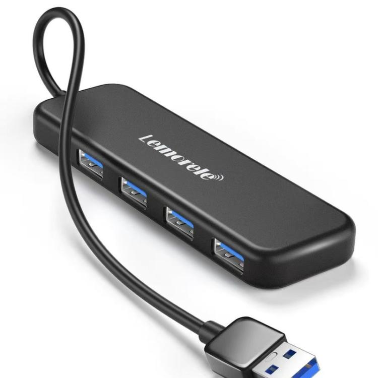 Hub Lemorele TC55 4 in 1 con porta Type-C, compatibile con HDMI e adattatore PD da 100 W.