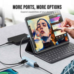 Lemorele Hub Type-C 4 in 1 con Ethernet Gigabit e USB