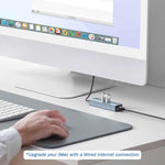 Lemorele Hub Type-C 4 in 1 con Ethernet Gigabit e USB