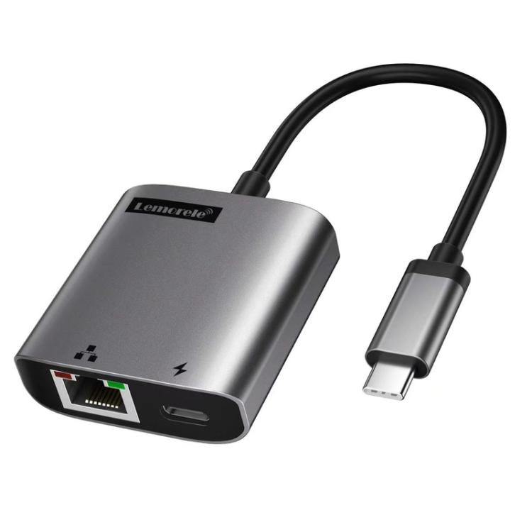Lemorele TC35 Hub di espansione porte Type-C per trasferimento file ad alta velocità, adattatore per periferiche laptop.