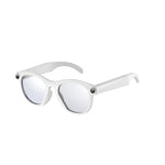 Occhiali intelligenti M88-S da 8 MP con intelligenza artificiale, supporto per chiamate Bluetooth, assistente vocale AI e controllo della musica.
