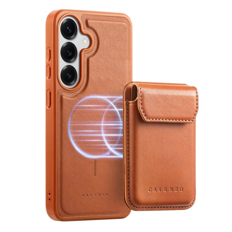 Custodia per telefono CaseNeo Retro Multi-Card Bag con retro magnetico, For Galaxy S24+ 5G / S25+ 5G
