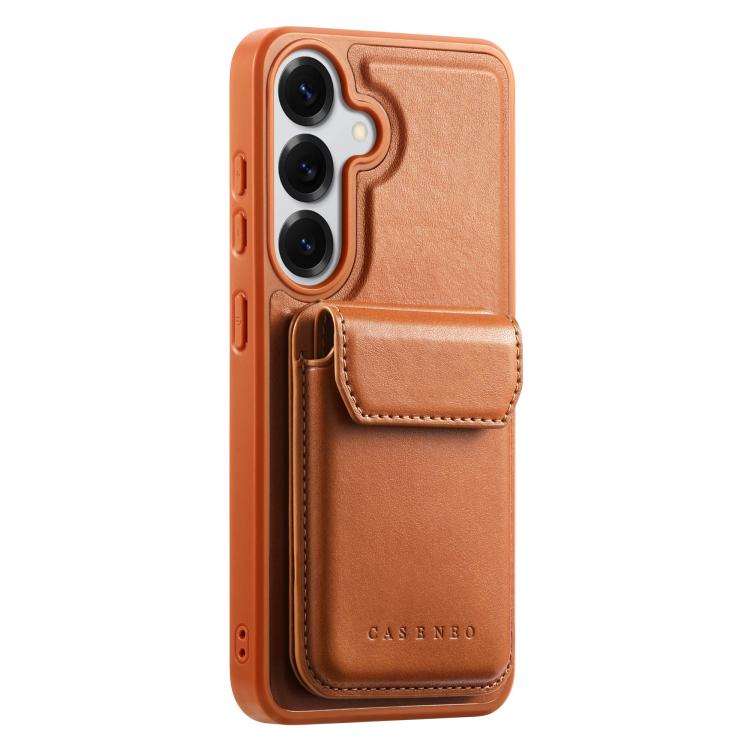 Custodia per telefono CaseNeo Retro Multi-Card Bag con retro magnetico, For Galaxy S26+ 5G, For Galaxy S26 Ultra 5G, For Galaxy S26 5G, For Galaxy S25 Edge 5G, For Galaxy S25 Ultra 5G, For Galaxy S24 5G / S25 5G