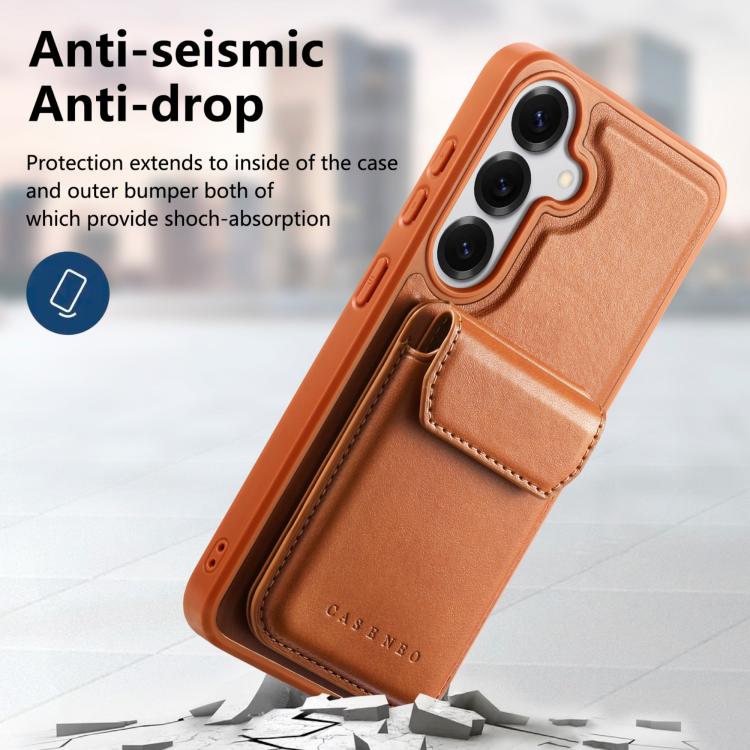 Custodia per telefono CaseNeo Retro Multi-Card Bag con retro magnetico, For Galaxy S26+ 5G, For Galaxy S26 Ultra 5G, For Galaxy S26 5G, For Galaxy S25 Edge 5G, For Galaxy S25 Ultra 5G, For Galaxy S24 5G / S25 5G