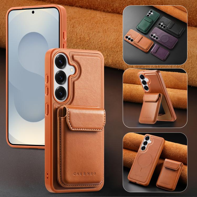 Custodia per telefono CaseNeo Retro Multi-Card Bag con retro magnetico, For Galaxy S26+ 5G, For Galaxy S26 Ultra 5G, For Galaxy S26 5G, For Galaxy S25 Edge 5G, For Galaxy S25 Ultra 5G, For Galaxy S24 5G / S25 5G