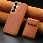 Custodia per telefono CaseNeo Retro Multi-Card Bag con retro magnetico, For Galaxy S26+ 5G, For Galaxy S26 Ultra 5G, For Galaxy S26 5G, For Galaxy S25 Edge 5G, For Galaxy S25 Ultra 5G, For Galaxy S24 5G / S25 5G