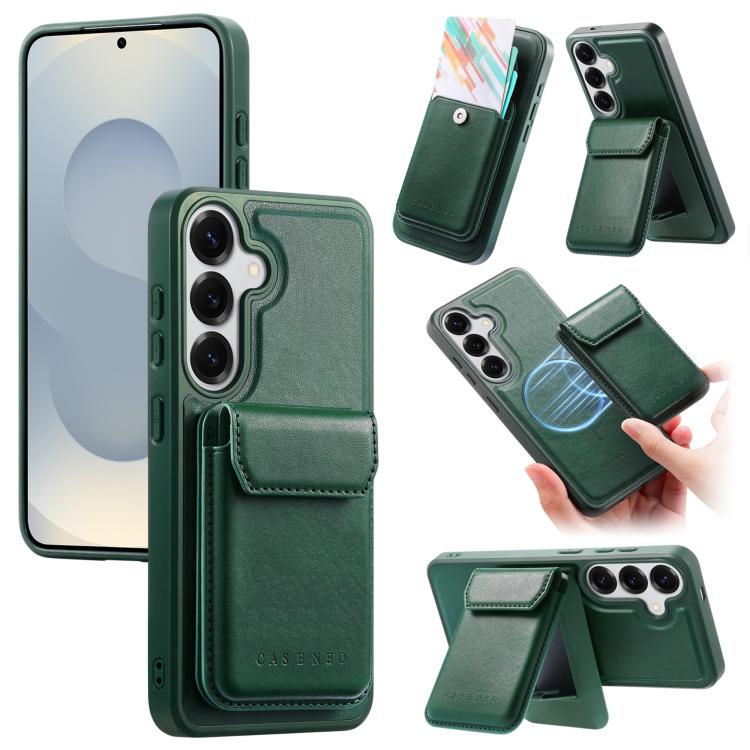 Custodia per telefono CaseNeo Retro Multi-Card Bag con retro magnetico, For Galaxy S26+ 5G, For Galaxy S26 Ultra 5G, For Galaxy S26 5G, For Galaxy S25 Edge 5G, For Galaxy S25 Ultra 5G, For Galaxy S24 5G / S25 5G