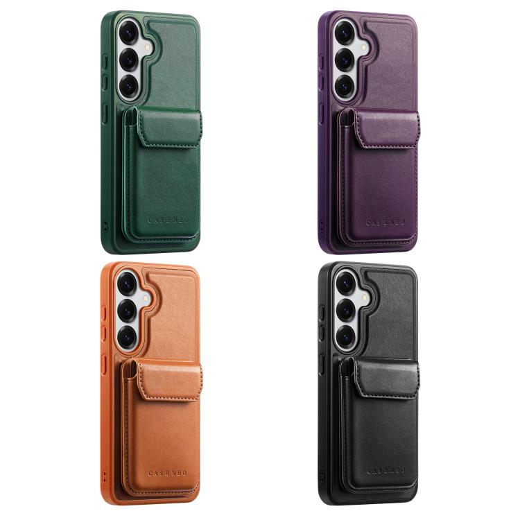 Custodia per telefono CaseNeo Retro Multi-Card Bag con retro magnetico, For Galaxy S24+ 5G / S25+ 5G