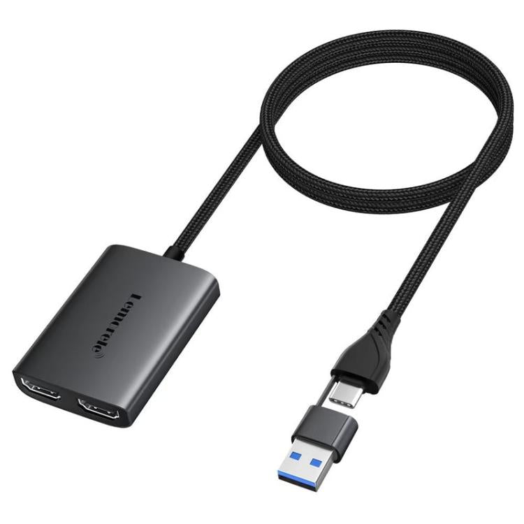 Adattatore Lemorele HD10 da USB/Type-C a HDMI per schermo HD di computer e telefono.