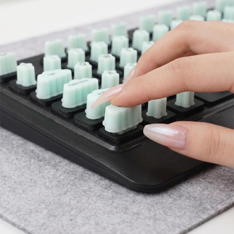 Tasti in silicone per digitazione con unghie lunghe