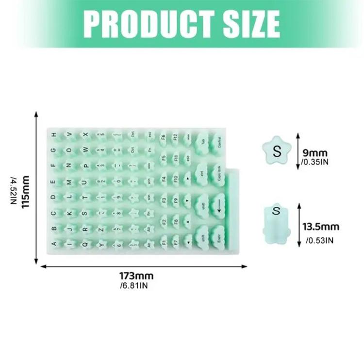 Tasti in silicone per digitazione con unghie lunghe