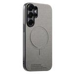 Cover posteriore magnetica in tessuto PU per telefono, For Galaxy S26+ 5G, For Galaxy S26 Ultra 5G, For Galaxy S26 5G