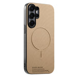 Cover posteriore magnetica in tessuto PU per telefono, For Galaxy S26+ 5G, For Galaxy S26 Ultra 5G, For Galaxy S26 5G