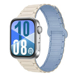 Cinturino per orologio in silicone magnetico con fibbia a tre perline e chiusura reversibile., For Huawei Watch Fit 5 / Fit 5 Pro / Fit 4
