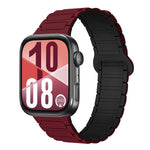 Cinturino per orologio in silicone magnetico con fibbia a tre perline e chiusura reversibile., For Huawei Watch Fit 5 / Fit 5 Pro / Fit 4