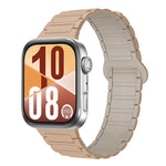 Cinturino per orologio in silicone magnetico con fibbia a tre perline e chiusura reversibile., For Huawei Watch Fit 5 / Fit 5 Pro / Fit 4
