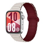 Cinturino per orologio in silicone magnetico con fibbia a tre perline e chiusura reversibile., For Huawei Watch Fit 5 / Fit 5 Pro / Fit 4