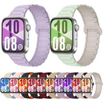 Cinturino per orologio in silicone magnetico con fibbia a tre perline e chiusura reversibile., For Huawei Watch Fit 5 / Fit 5 Pro / Fit 4