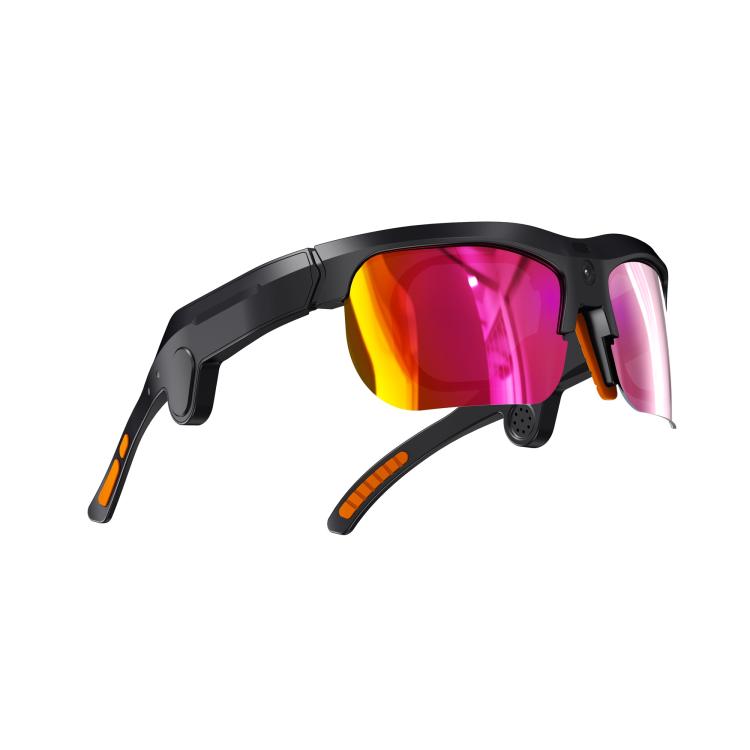 Occhiali sportivi intelligenti S100 da 13 MP con intelligenza artificiale, supporto per chiamate Bluetooth, registrazione AI e controllo della musica.