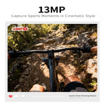 Occhiali sportivi intelligenti S100 da 13 MP con intelligenza artificiale, supporto per chiamate Bluetooth, registrazione AI e controllo della musica.