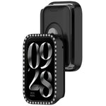 Custodia protettiva per orologio in policarbonato cavo con copertura parziale a diamante, For Xiaomi Smart Band 10 Pro Ceramic, For Xiaomi Smart Band 10 Pro