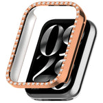 Custodia protettiva per orologio in policarbonato cavo con copertura parziale a diamante, For Xiaomi Smart Band 10 Pro Ceramic, For Xiaomi Smart Band 10 Pro