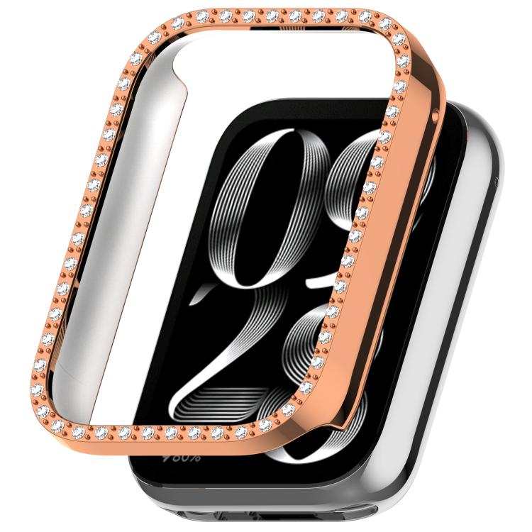 Custodia protettiva per orologio in policarbonato cavo con copertura parziale a diamante, For Xiaomi Smart Band 10 Pro Ceramic, For Xiaomi Smart Band 10 Pro