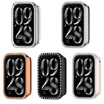 Custodia protettiva per orologio in policarbonato cavo con copertura parziale a diamante, For Xiaomi Smart Band 10 Pro Ceramic, For Xiaomi Smart Band 10 Pro