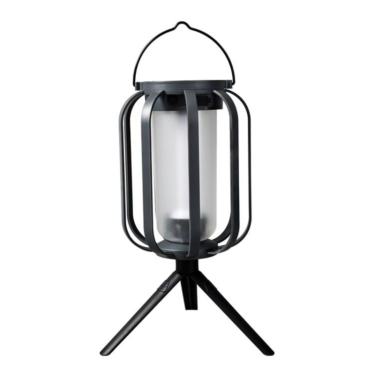 Lampada a sospensione solare a forma di fiamma con treppiede
