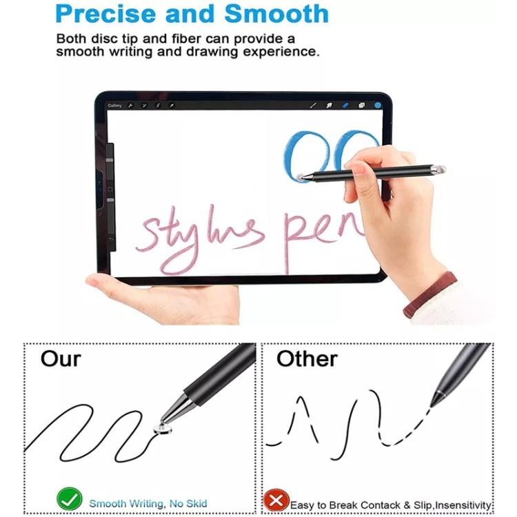 Penna 3 in 1 AT-33 con punta a ventosa di precisione per smartphone e touchscreen.