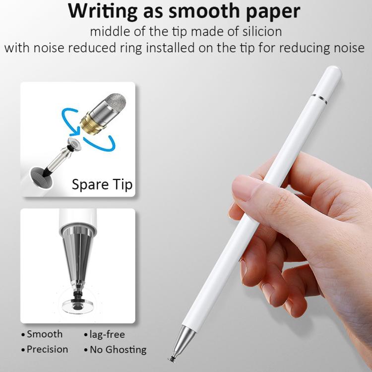 Penna 3 in 1 AT-33 con punta a ventosa di precisione per smartphone e touchscreen.