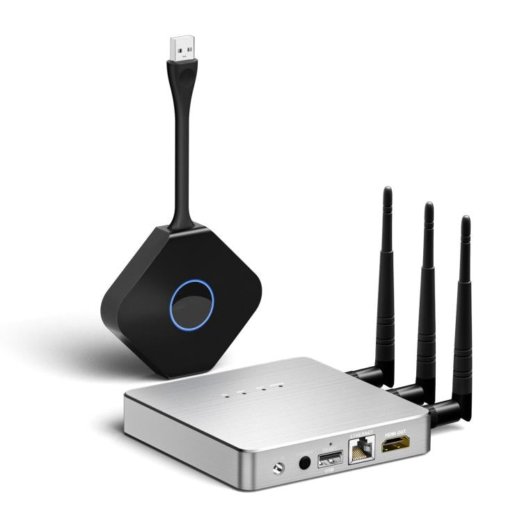 Lemorele K12U Trasmettitore wireless USB One-Click compatibile con HDMI per presentazioni, K12U
