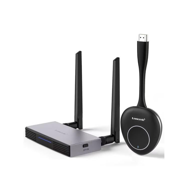 Adattatore per presentazioni HD con trasmettitore e ricevitore wireless Lemorele G50R20 compatibile con HDMI., G50R20
