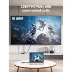 Adattatore per presentazioni HD con trasmettitore e ricevitore wireless Lemorele G50R20 compatibile con HDMI., G50R20