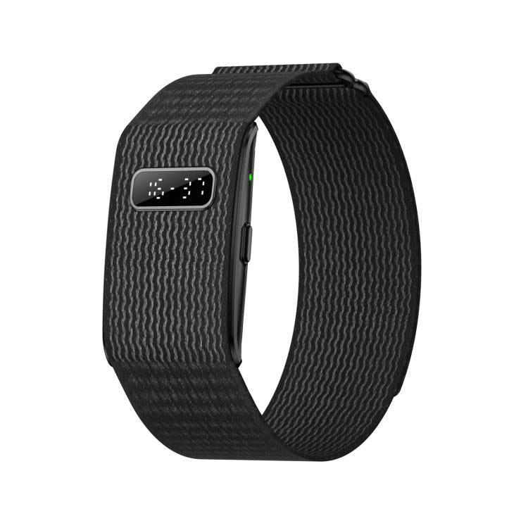 Braccialetto intelligente Bluetooth H59max+ senza schermo con cinturino in nylon, supporto per promemoria chiamate in arrivo / report salute AI