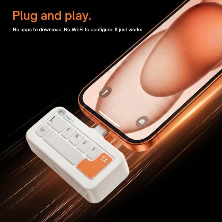 Trasmettitore video wireless Lemorele P400 con USB-C e HDMI 1080p