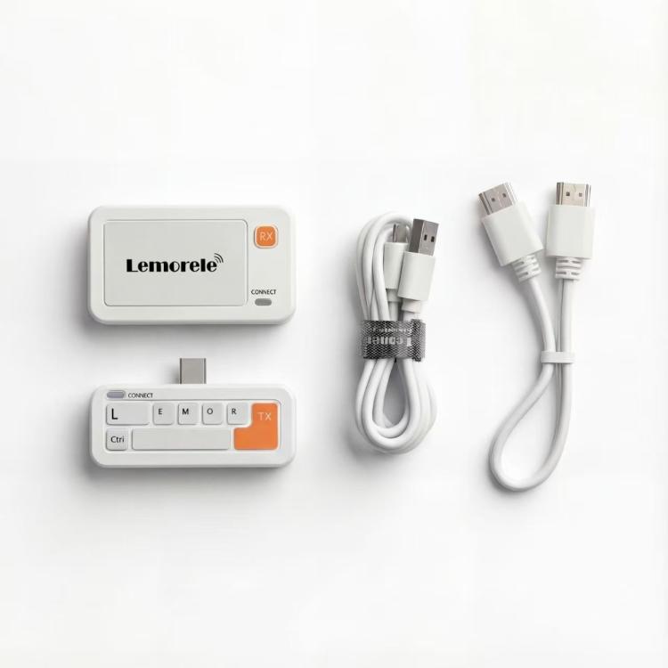 Trasmettitore video wireless Lemorele P400 con USB-C e HDMI 1080p