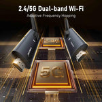 Lemorele R1040 Extender wireless HDMI 1 TX 4 RX Trasmettitore video multischermo HD 1080P
