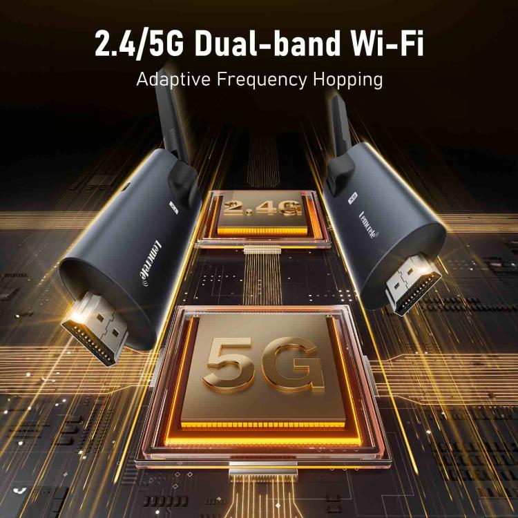 Lemorele R1040 Extender wireless HDMI 1 TX 4 RX Trasmettitore video multischermo HD 1080P