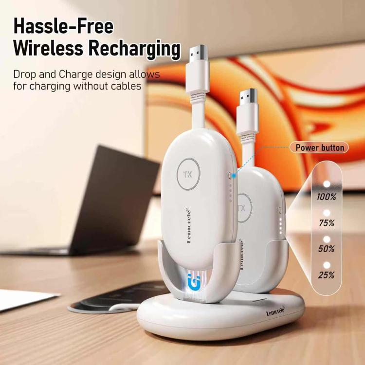 Set trasmettitore wireless Lemorele G500 compatibile con HDMI, plug and play, risoluzione 1080P, portata 50 m.