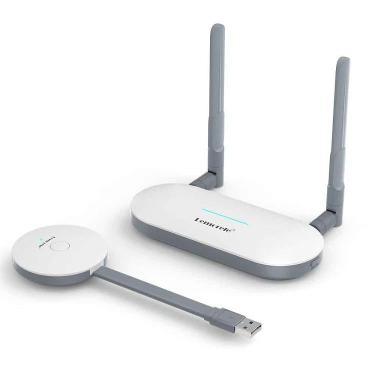 Set trasmettitore wireless Lemorele G60 USB-A 1080P 50M HDMI VGA estensione audio da 3,5 mm