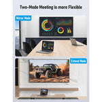 Set trasmettitore wireless Lemorele P100 compatibile con HDMI, 1080P, WiFi 5GHz, adattatore a lungo raggio fino a 50M