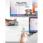 Set trasmettitore wireless Lemorele P100 compatibile con HDMI, 1080P, WiFi 5GHz, adattatore a lungo raggio fino a 50M