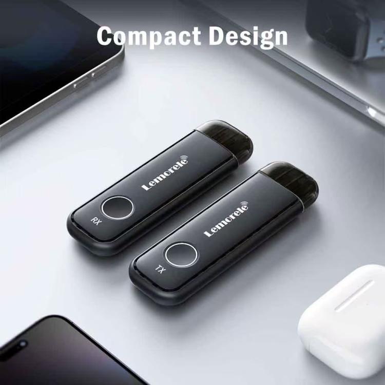 Lemorele G57 Set wireless con 1 ricevitore e 8 trasmettitori compatibili con HDMI, adattatore per presentazioni WiFi 1080P 50M